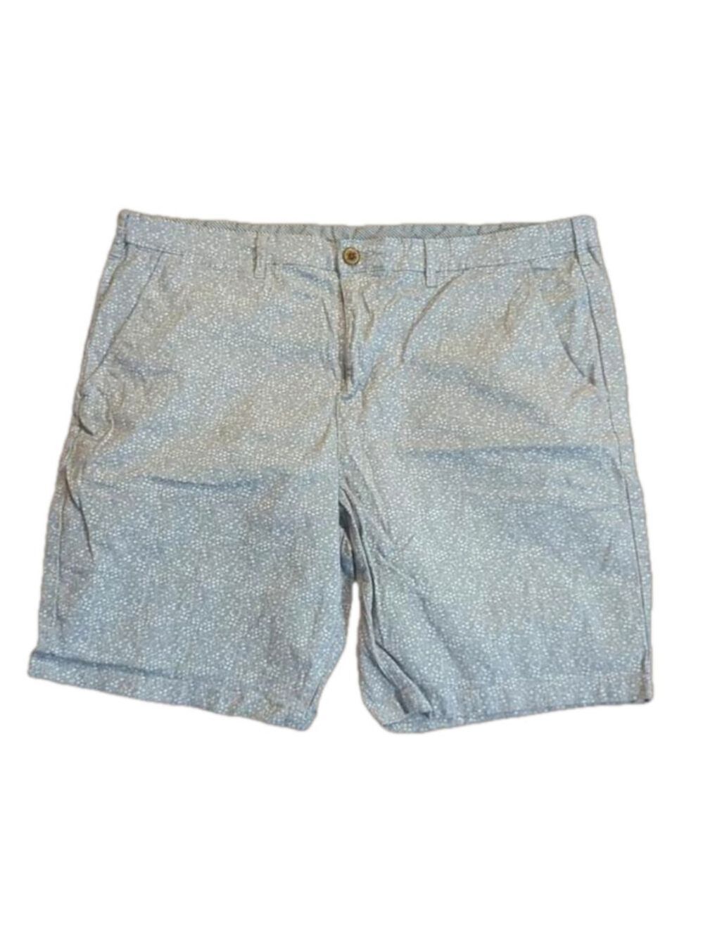 Jachs New York Gray Flower Print Chino Shorts Large
